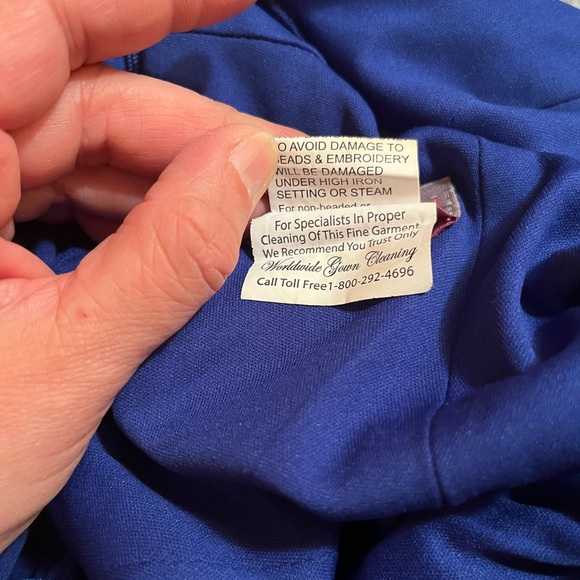 Jovani Royal Blue Gown - Picture 14 of 15